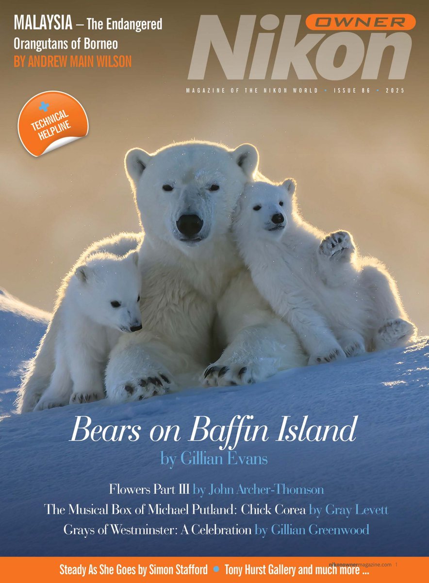 nikonownermag's tweet photo. Latest Nikon Owner magazine is out! Issue 86 is now available online. The pring version will be out with you soon! https://t.co/GHrpzGGFuc
#nikon #photomagazine #polarbear #polarbearphotography #arctic #photography https://t.co/lUkrHR572u