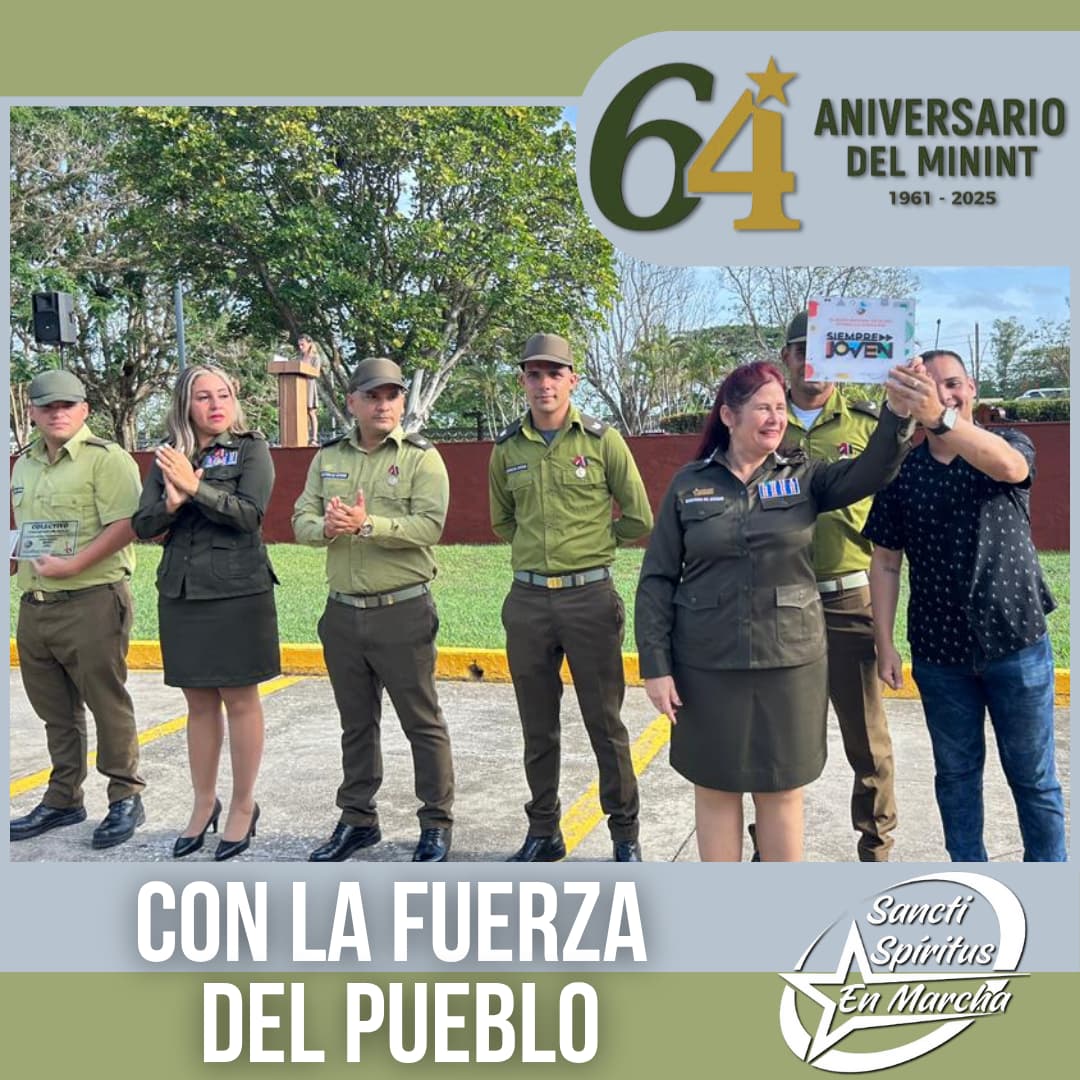 Muchas felicidades en su día, unidos defenderemos nuestra Revolución hasta las últimas consecuencias. <a href="/AlexisLorente74/">Alexis Lorente Jiménez</a> , <a href="/DeivyPrezMartn1/">Deivy Pérez Martín</a>,  <a href="/DiazCanelB/">Miguel Díaz-Canel Bermúdez</a> , <a href="/DrRobertoMOjeda/">Dr. Roberto Morales Ojeda</a> ,<a href="/naimatrujillob/">Naima Ariatne Trujillo Barreto</a>, #SanctiSpíritusEnMarcha