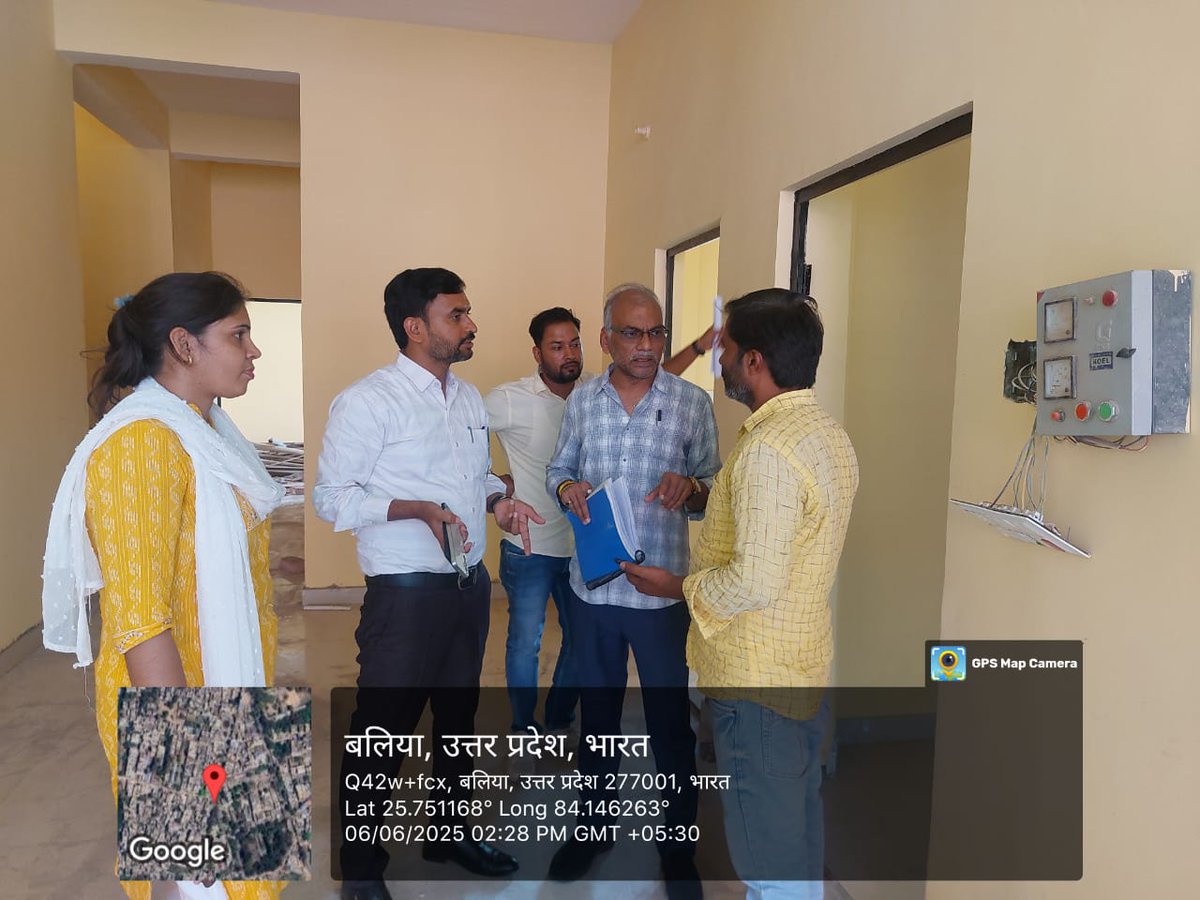 OfficerBallia's tweet photo. आज दिनांक 06.06.2025 को वन स्टॉप सेंटर, बलिया के भवन का निरीक्षण किया गया भवन की कार्य का गुणवत्ता की जांच किया गया साथ ही कार्यदायी संस्था को कार्य जल्द पूर्ण  करने हेतु निर्देशित किया गया ।
@UPGovt @dmballia @UPMahilaKalyan ,@MinistryWCD https://t.co/91oGRVY0Oz