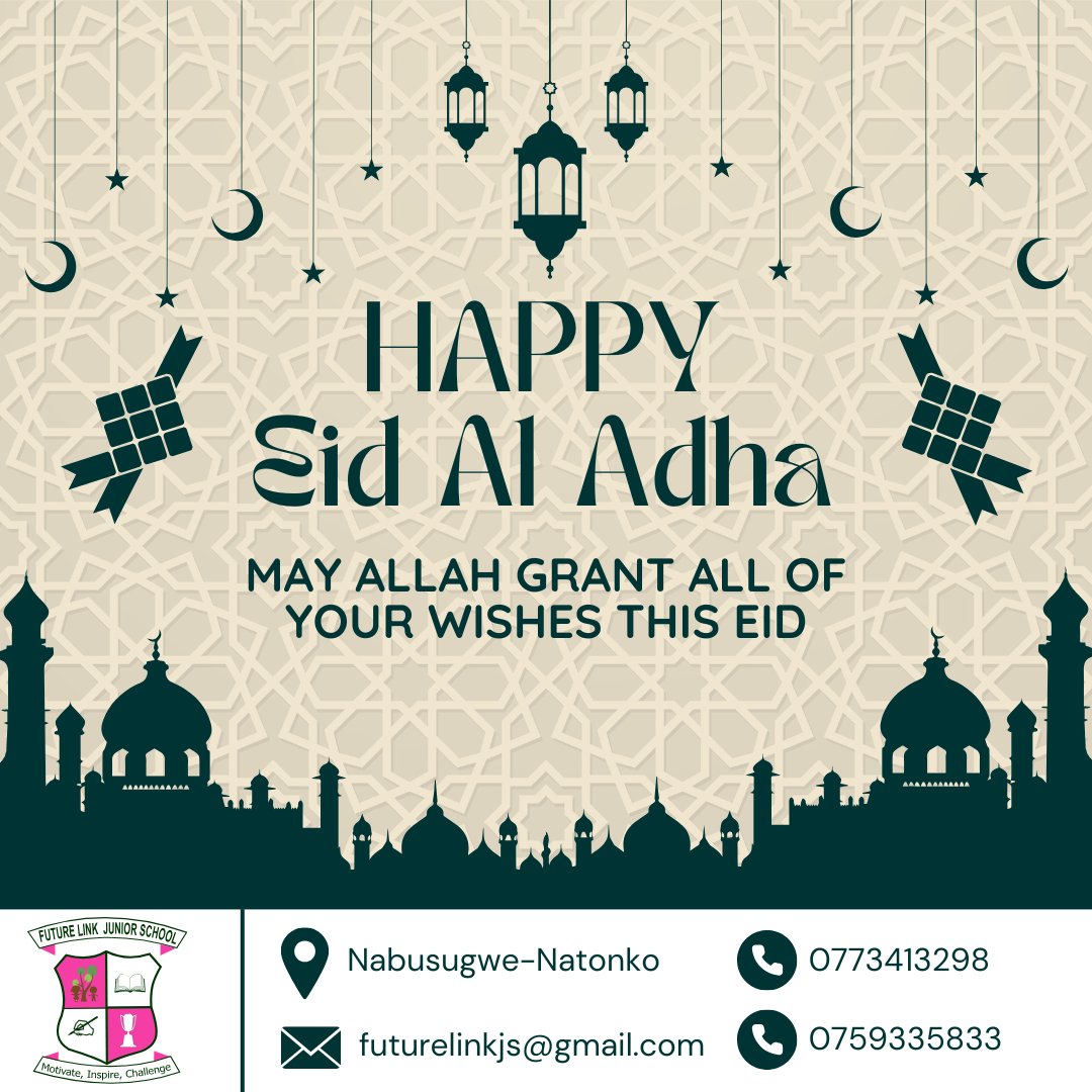 futurelinkjs's tweet image. Eid Mubarak to all our Muslim families and friends! 🌙
Wishing you a day full of peace, joy, and blessings.
From all of us at #FutureLinkJuniorSchool 🕌✨
#EidMubarak #Eid2025