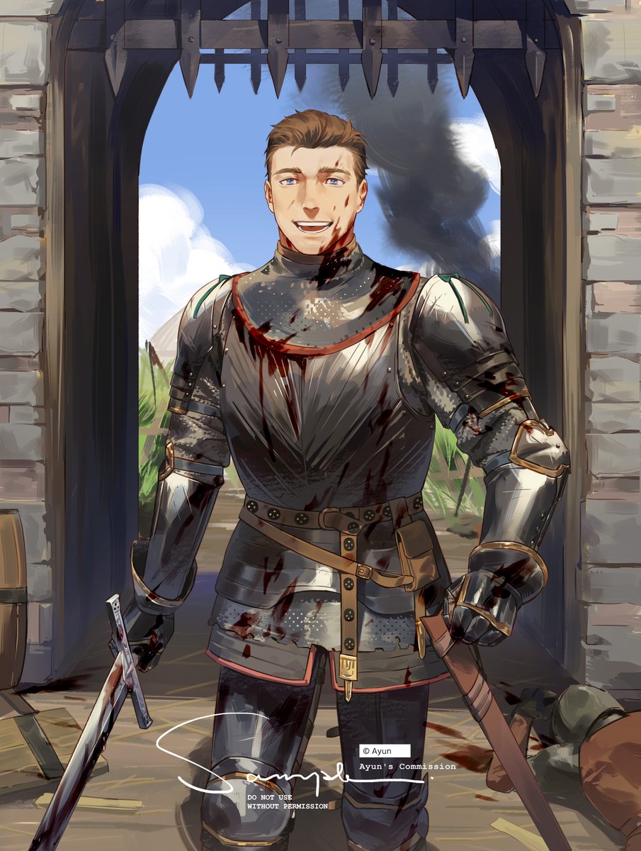 是稿件捏，感谢金主画的很爽