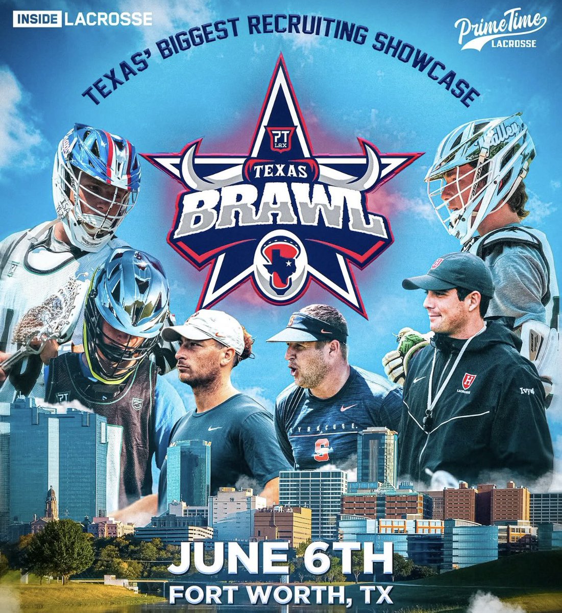 We will be in Fort Worth this weekend at the Texas Brawl hosted by <a href="/PrimeTimeLax/">PrimeTime Lacrosse</a>. We would to talk to potential recruits. Feel free to message us.