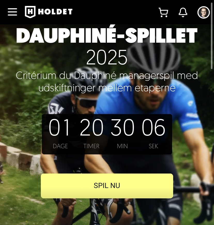 Min optakt til 1. etape i det spritnye #Dauphiné-managerspil udkommer til tidligt i morgen ✅

Planen var ellers i dag, men det var sgu blevet noget rod, hvis jeg skulle gætte mig til startlisten og dernæst rytterpriserne i managerspillet.. 🙃