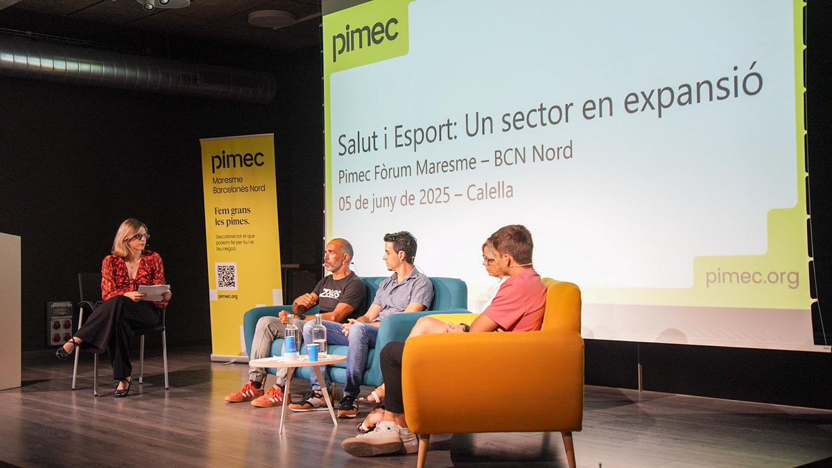 Núria Casas Muñoz (@casasnuria) on Twitter photo Molt contenta de tornar a presentar des del Calella Sport CityLab el nou Fòrum Pimec Maresme i Barcelonès Nord sobre com emprendre en el sector de l'esport amateur. Gràcies, novament, a la confiança de Damià Fernández, <a href="/jperag/">Joan | Arpe | Pimec Maresme-bcn nord | Kimedes</a> <a href="/ajcalella/">Ajuntament de Calella</a> <a href="/CalellaSCityLab/">Calella Sport CityLab</a> Molt contenta de tornar a presentar des del Calella Sport CityLab el nou Fòrum Pimec Maresme i Barcelonès Nord sobre com emprendre en el sector de l'esport amateur. Gràcies, novament, a la confiança de Damià Fernández, <a href="/jperag/">Joan | Arpe | Pimec Maresme-bcn nord | Kimedes</a> <a href="/ajcalella/">Ajuntament de Calella</a> <a href="/CalellaSCityLab/">Calella Sport CityLab</a>