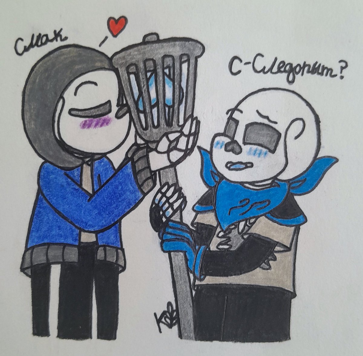Kaivathefern's tweet photo. J'adore vraiment ce ship xD
Pathlighter Blue et Pathfinder Dust viennent de la fanfic : His Story (Его История) de Sariko.
#pathlighterblue #pathfinderdust #zeroinfinity #dustsans #swapsans #dustberry #utau https://t.co/SLuGxa7jY0