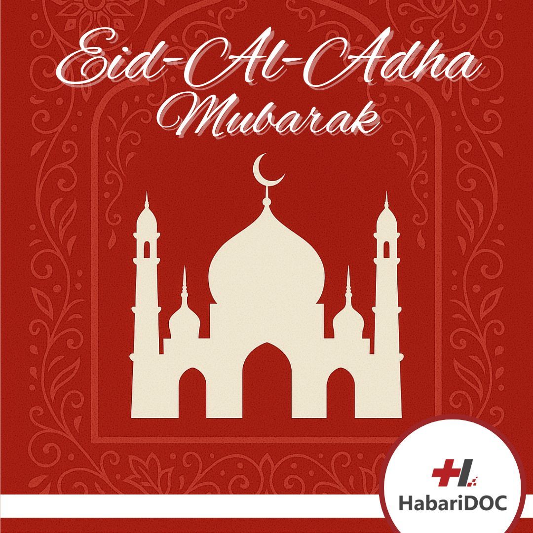 ዒድ ሙባረክ 🌙
እንኳን ለ 1446ኛው የ ኢድ አል አድሃ (አረፋ) በአል በሰላም አደረሳችሁ 

ሃባሪዶክ በአሉ የሰላም እና የፍቅር ይሁንላችሁ እያለ መልካም ምኞቱን ገልጻል

ዒድ ሙባረክ!
#HabariDOC