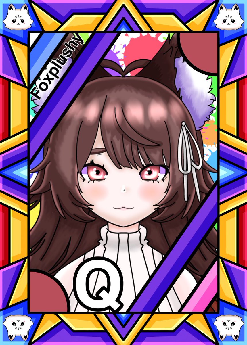 CBR0_o's tweet image. Finally finished the @foxplushy card! I remember seeing your old tiktoks when I was in HIGHSCHOOL! I’m really slow at making cards but thank you for these past few years FP! Time does fly by… 
-
#FoxplushyArt #FoxPlushy #Art #DigitalArt #Vtuber #VtuberArt #DigitalArtist