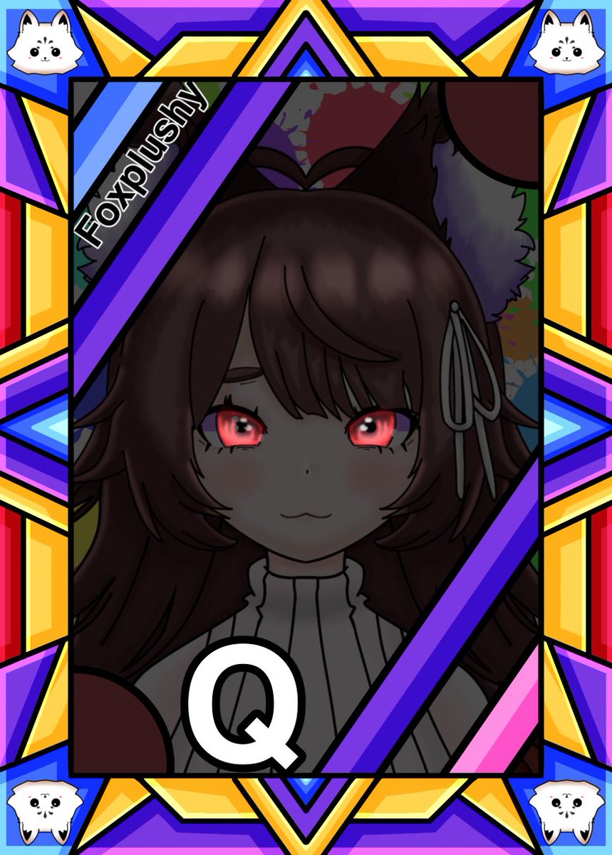 CBR0_o's tweet image. Finally finished the @foxplushy card! I remember seeing your old tiktoks when I was in HIGHSCHOOL! I’m really slow at making cards but thank you for these past few years FP! Time does fly by… 
-
#FoxplushyArt #FoxPlushy #Art #DigitalArt #Vtuber #VtuberArt #DigitalArtist