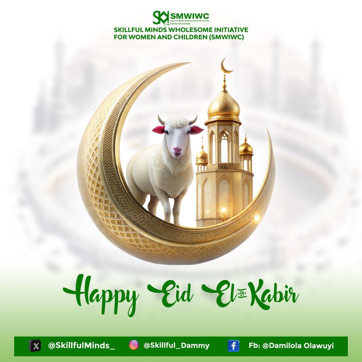 #EidMubarak #SkillfulMindsWholesomeInitiative ☪️💚