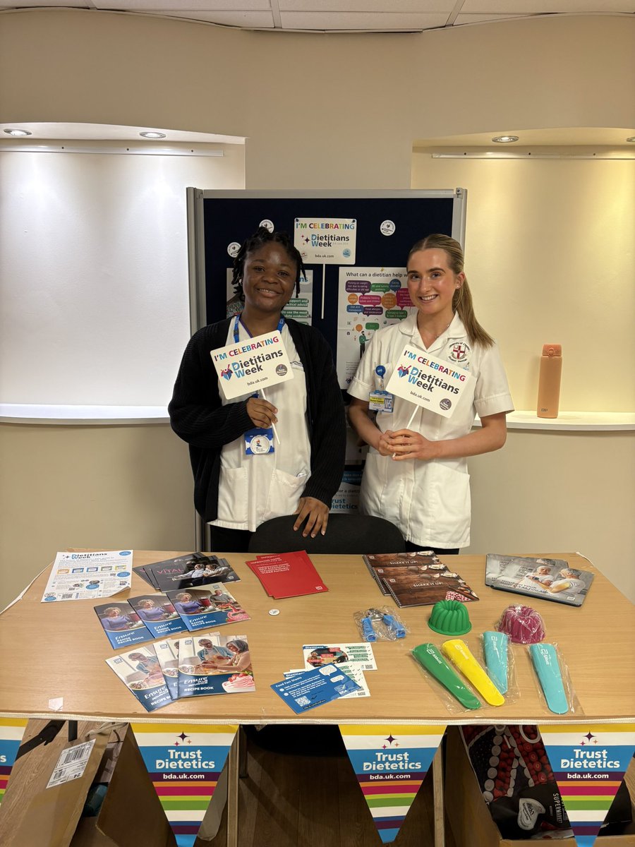 Come and say hello to our lovely Dietitian Martha and student dietitian Rachael 🙋🏼‍♀️ we will be here at aintree lodge answering all your questions about Dietetics 🤗 #DW2025