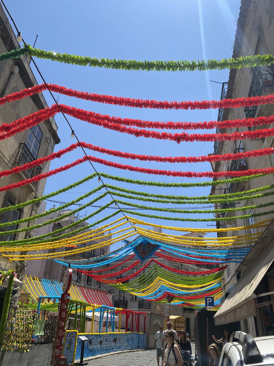 KarenM85's tweet image. June is an entire festival month in Lisbon. What a glorious place and party vibes (even the toddler has enjoyed dancing) #StudentOT #Holiday #Festival #OccupationalBalance