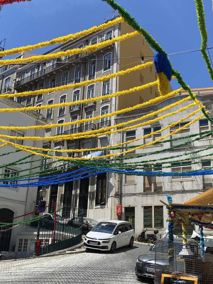 KarenM85's tweet image. June is an entire festival month in Lisbon. What a glorious place and party vibes (even the toddler has enjoyed dancing) #StudentOT #Holiday #Festival #OccupationalBalance