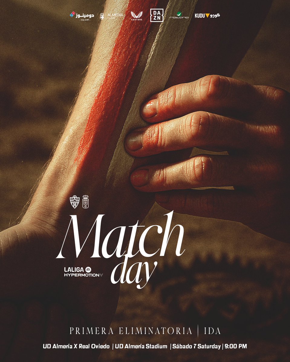 U_D_Almeria's tweet photo. 𝐌𝐚𝐭𝐜𝐡𝐝𝐚𝐲

Donde nacen los colores de mi piel ❤️🤍

🆚 @RealOviedo
⌚️ 21:00 h.
🏟 UD Almería Stadium.
📺 Puedes ver LALIGA HYPERMOTION TV a través de @dazn_es.
📻 #UDARadio.

#VamosAlmería 🔴⚪️ https://t.co/5WJUgRWo0d