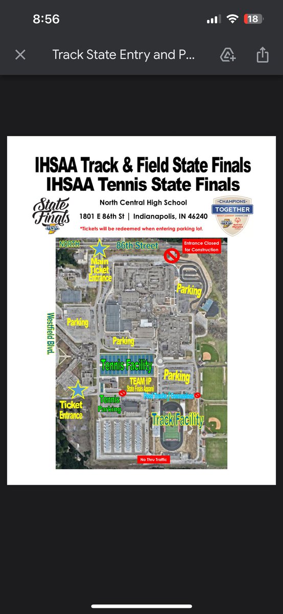 Good luck to Isaac Hutchinson who is competing in the discus at the state track meet today at North Central High School! Discus starts at 3 PM! Go Isaac! 

Tickets: public.eventlink.com/tickets?t=1302…