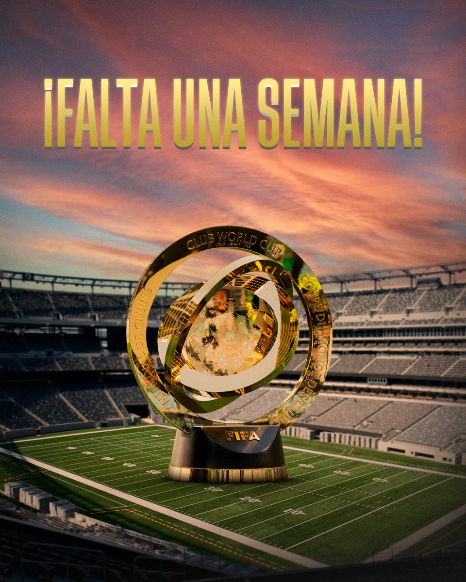 Gainblers's tweet image. 😱¡7 DÍAS PARA EL MEJOR EVENTO DEL AÑO!

🏟️ ¡Nunca hemos vivido nada igual! 32 equipos, las 6 federaciones representadas y solo 1 Campeón del Mundo

🔜 Al Ahly - Inter Miami en el partido inaugural...y a partir de ahí, 62 partidos más de puro espectáculo
