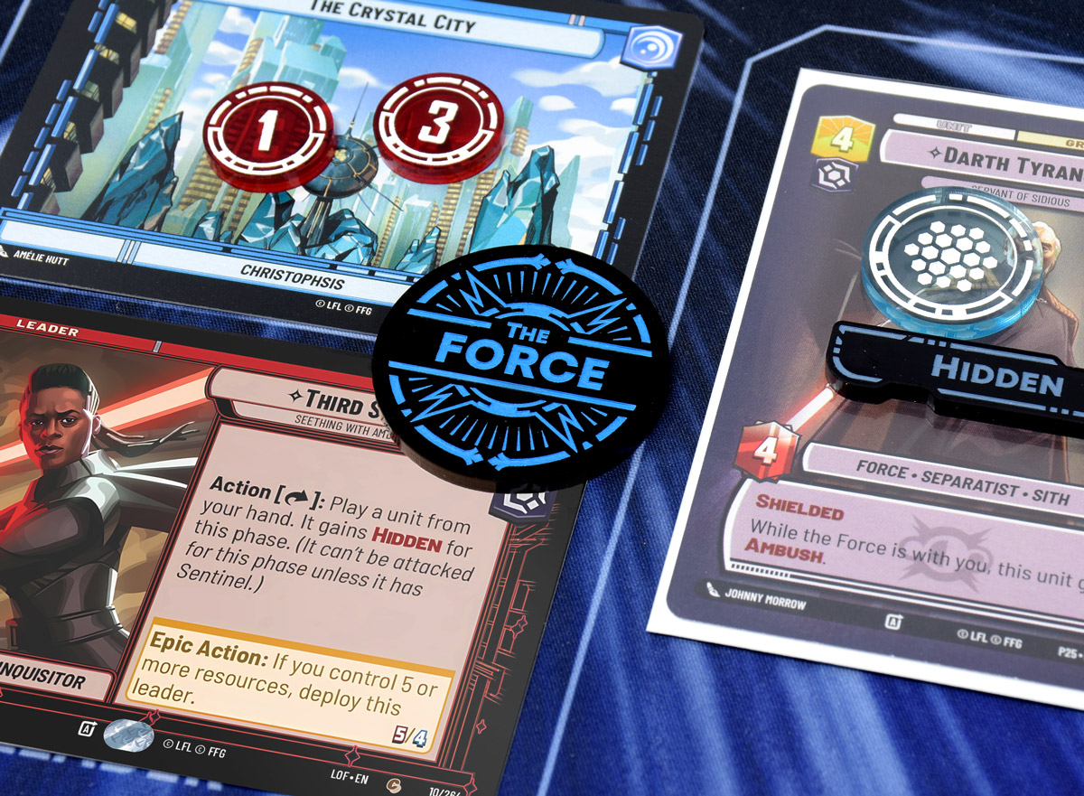 LaserGamingShop's tweet photo. 🔥🔥 Prepare for the upcoming SWU set: Legends Of The Force with our double-sided FORCE token &amp; Hidden keywords 🔥🔥: https://t.co/gWLINVYSGn

#SWU #StarWars #StarWarsUnlimited https://t.co/EHR6QwWzRY