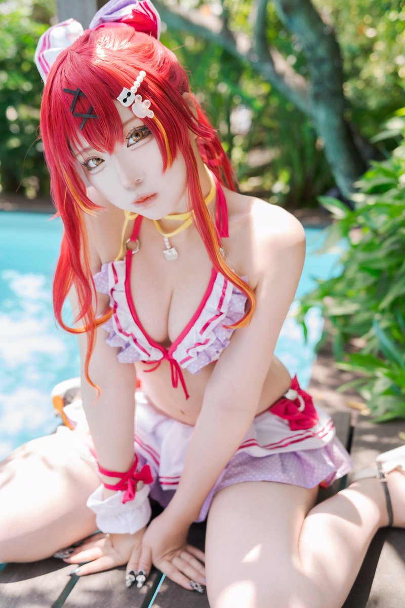 【ぶいすぽっ！/猫汰つな🍒✨】
cos

むっ！

  #0601ぶいすぽサマービーチ2024併せ 
📸<a href="/karen_miki39/">よっしぃ先生🌟☄️</a>