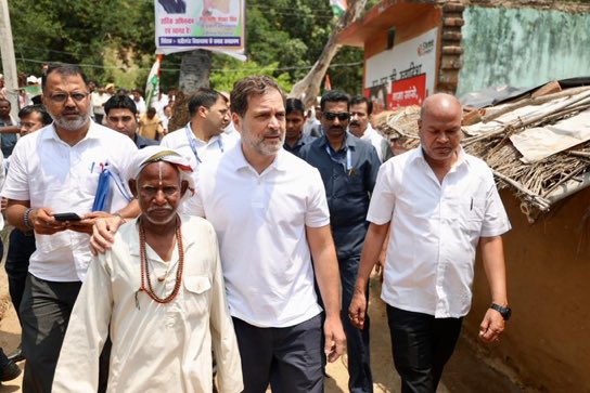 Dashrath Manjhi, the "Mountain Man," lost his wife due to delayed medical care, as the nearest town was 70 km away. Determined to prevent such tragedies, he carved a 360-ft-long, 30-ft-wide road through a rocky ridge.
He completed the work in 22 years (1960–1982).

-There was a