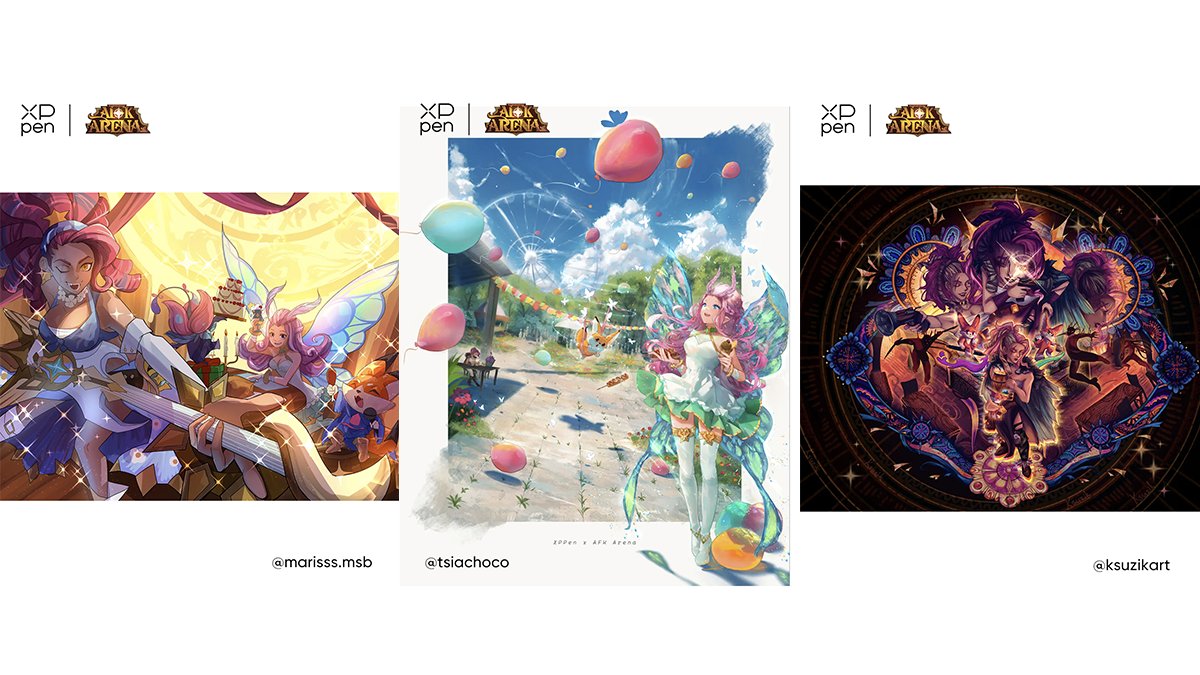 🎨✨ AFK Arena x XP-PEN @xppen Global Creation Contest has officially come to a close! 

We were impressed by the imagination, creativity, and passion shown in the incredible entries. Every single submission brought more magic and life to the world of Esperia, and we’re truly