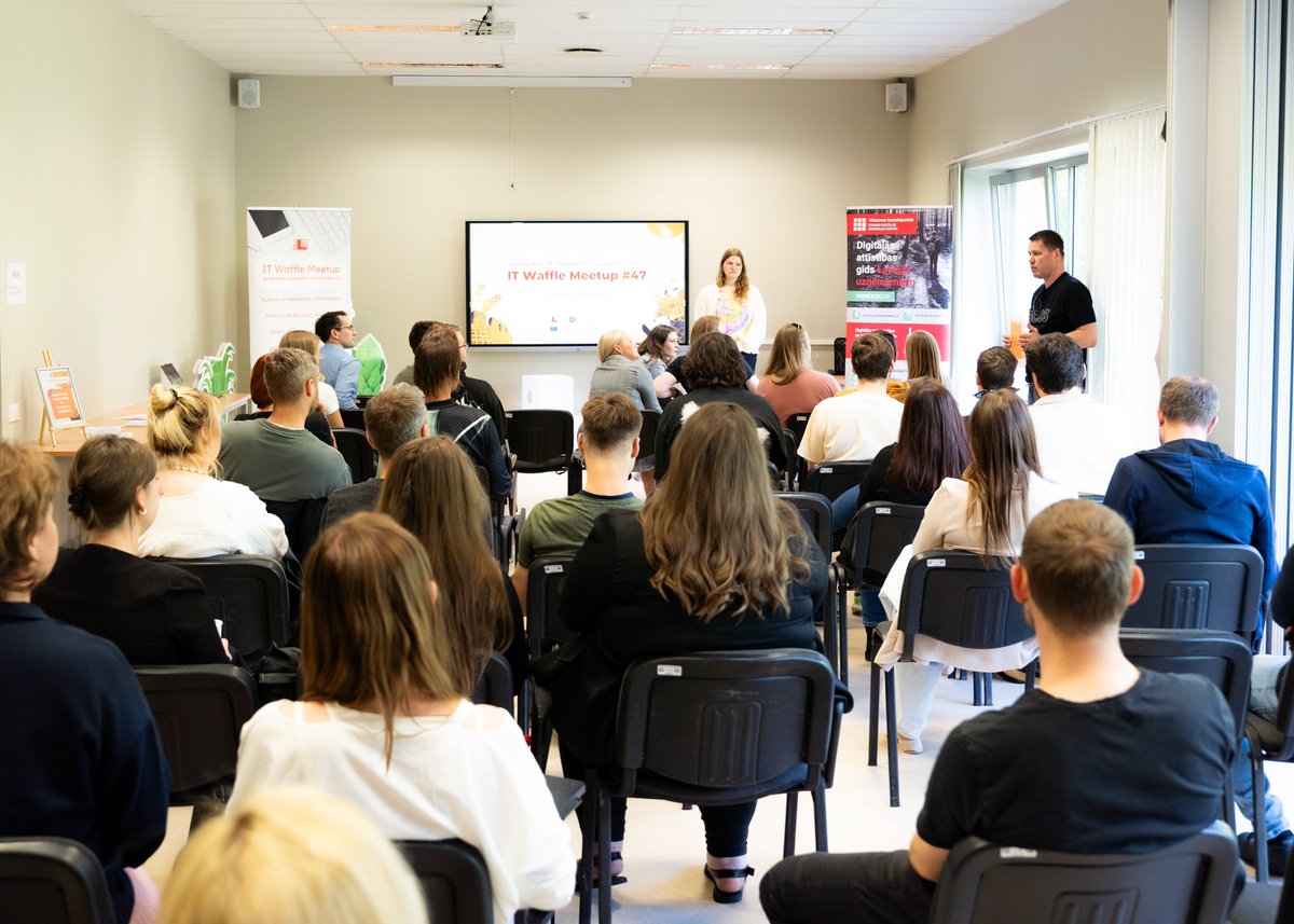 Always happy to return to <a href="/VidzAugstskola/">Vidzemes Augstskola</a> for events. This time: as a host for "IT Waffle Meetup #47"