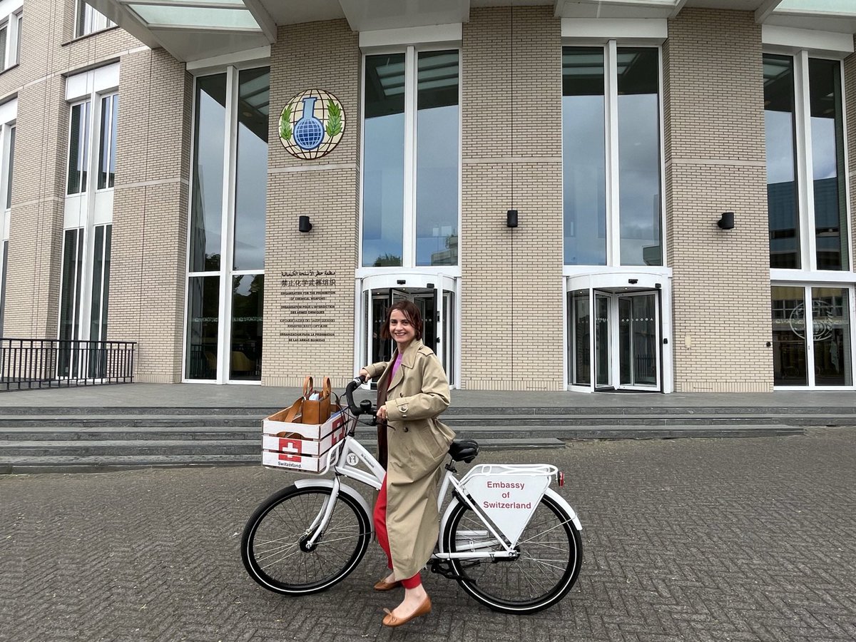 At the intersection of #diplomacy, #disarmament and #science stands Ambassador Sabrina Dallafior Matter🇨🇭 As candidate for the position of Director General at the #OPCW, she brings strategic vision, operational competence and experience in values based, transparent leadership.