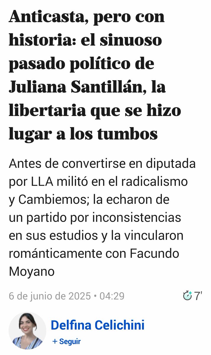 Una banda de marginales
Juliana Santillán 🤮
Ni titulo de abogada y escribe con horrores de ortografía
<a href="/JMilei/">Javier Milei</a> 
<a href="/ElPelucaMilei/">El Peluca Milei</a>