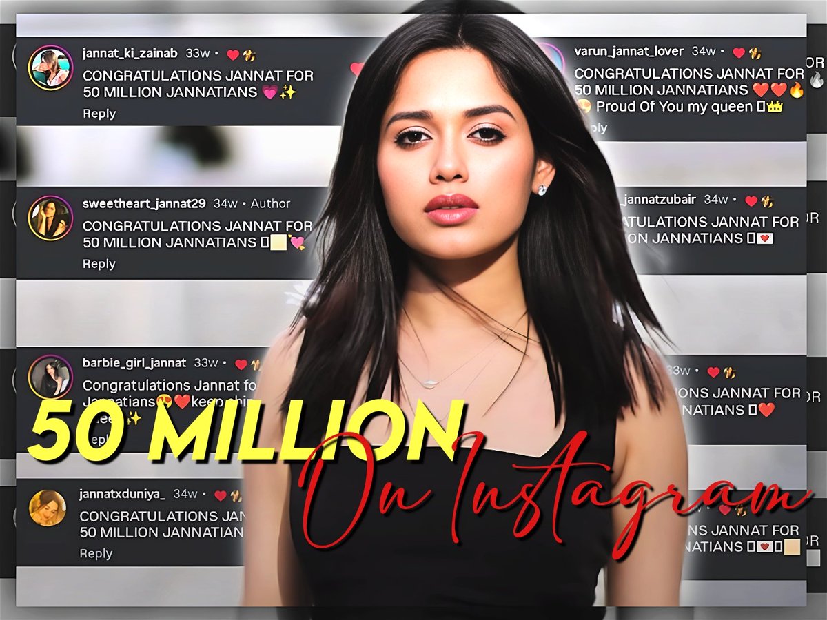 jannat_ishika's tweet photo. Your dedication, grace, and authenticity continue to win hearts every day !!

#JannatZubair
#Jannathits50Million https://t.co/exADw3Sjyx