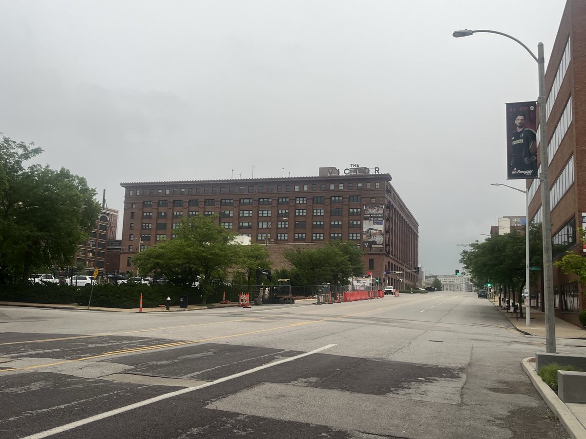 Good morning from a very cloudy and overcast downtown St. Louis. It is dry at our location now but rain and possibly some storms are expected today. Take the umbrella with you if you’re heading out. Happy Friday everyone!
