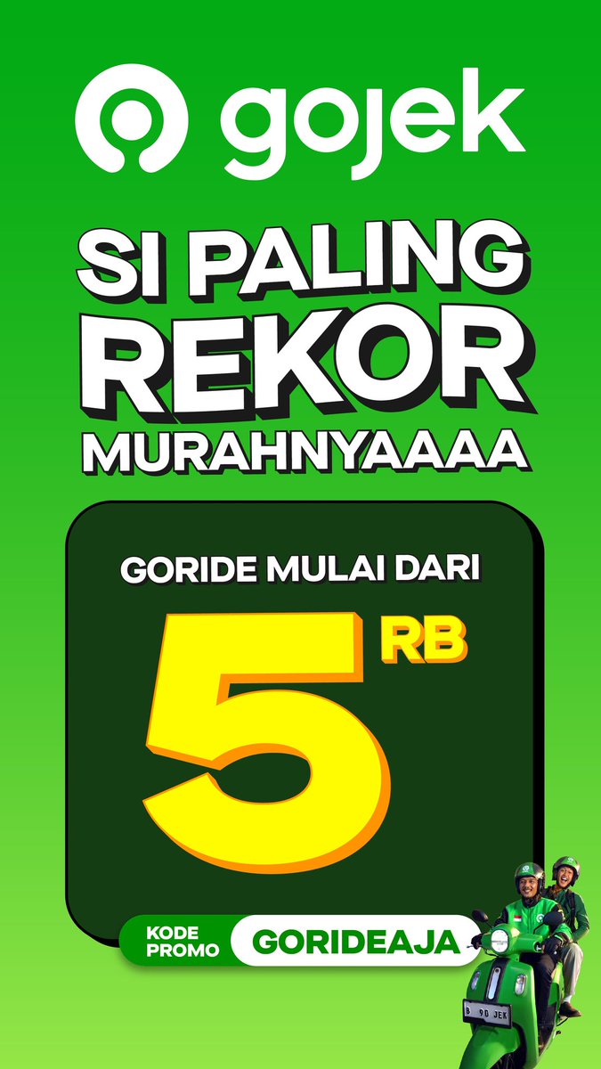 ecovolutionbemf's tweet image. POV: Gak punya pacar, tapi punya GOJEK
Siapa bilang jadi jomblo itu nyesek?
Gak juga. Gojek itu lebih pengertian daripada mantanmu lohh🕺🏻
klaim kode "GORIDEAJA" potongan mulai dari 5rb
@gojekindonesia #GSKSMG2025