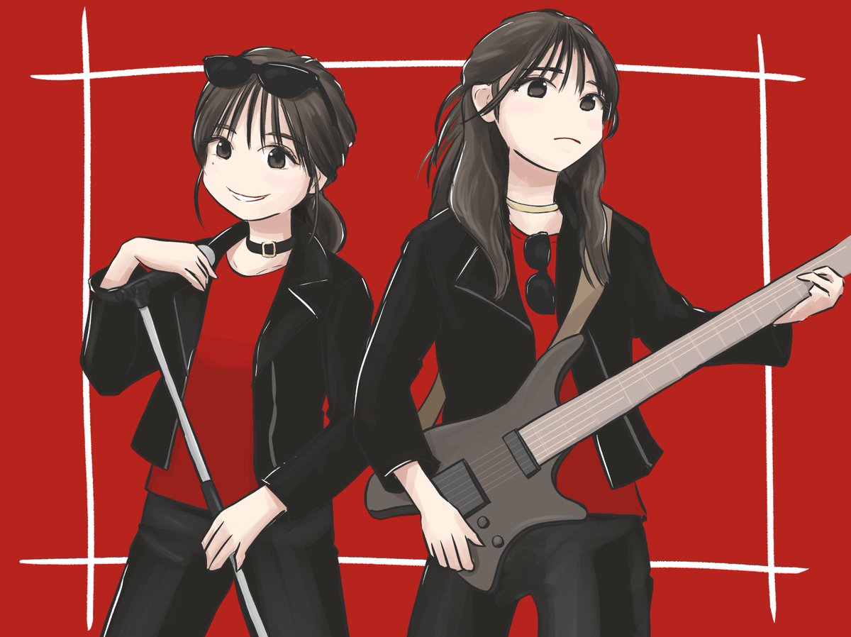 ギター雑誌の表紙と聞いてセルフリメイクっ！

……ブラックコーヒーじゃないの？

#N46_FA
#奥田いろは　#五百城茉央