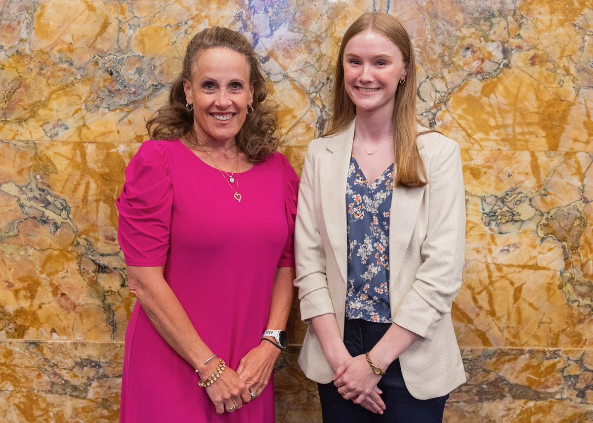 Sarah Gerdes is an intern in my district office this summer. She visited me in Hbg this week &amp; was introduced on the floor by the Speaker. A local Trinity grad she will be a sophomore at the Catholic Univ of America this fall studying political science. Glad to have her help!
