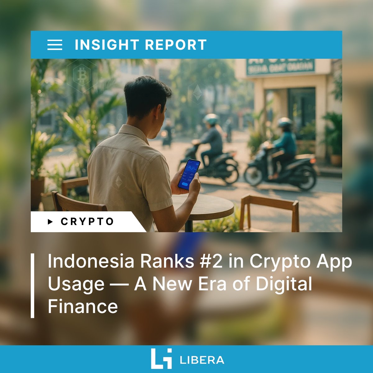 Libera Global AI (@libera_globalai) on Twitter photo 🚀Indonesia’s crypto boom hits #2 globally with a 54% surge in app usage in 2024, as per <a href="/idcryptonetwork/">Indonesia Crypto Network</a> ! Retailers & brands, tap into this trend with Libera’s real-time analytics & trusted digital tools to understand consumers like never before. 🌊Join the wave! #RetailTech 🚀Indonesia’s crypto boom hits #2 globally with a 54% surge in app usage in 2024, as per <a href="/idcryptonetwork/">Indonesia Crypto Network</a> ! Retailers & brands, tap into this trend with Libera’s real-time analytics & trusted digital tools to understand consumers like never before. 🌊Join the wave! #RetailTech