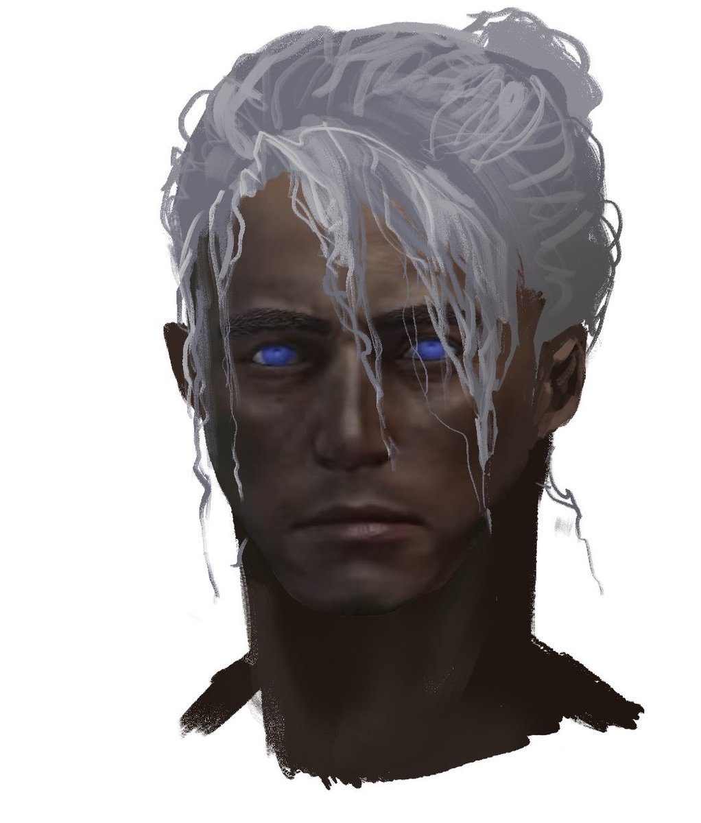 AngelicCarousel's tweet photo. Oki so I don’t really have much of an idea of what iron eye’s hair would look like tbh also not sure if the strands under his hood are his hair or not???

So I did a couple variations 🙂‍↕️ https://t.co/fOuNWCZyNQ