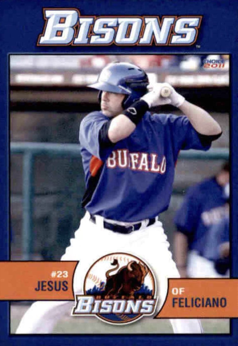 Happy Birthday Jesús Feliciano. He had 371 hits in his three seasons with the Herd, the second most hits of the team’s modern era. Won the #Bisons 2009 team MVP award when he hit .311 with 154 hits. Hit .339 in 2010. #Buffalo