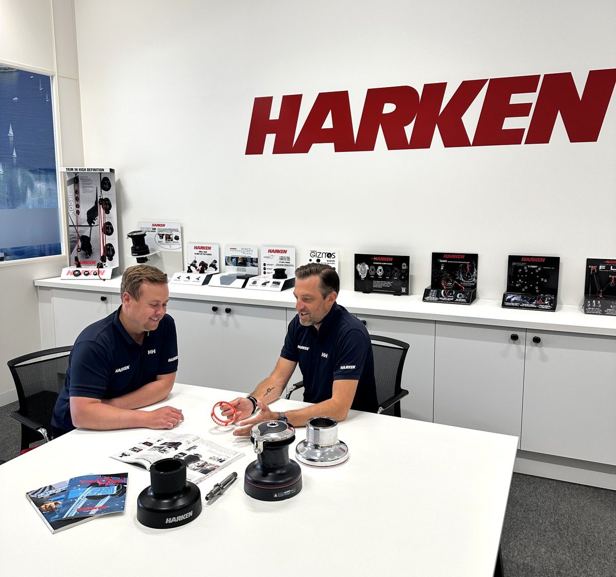 Welcome to our new Marine Account Manager, Steve Wilson (on the left), who recently joined the sales team here at #Harken UK. Steve is a keen and high-level dinghy sailor with experience in events, including the RS800 Nationals and Europeans, as well as the 29er Europeans.