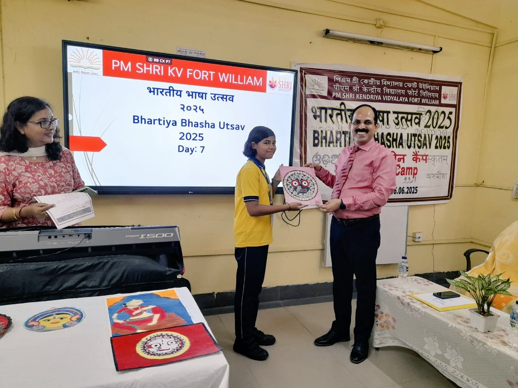 PM SHRI Kendriya Vidyalaya Fort William (@kvfortwilliam) on Twitter photo Bhartiya bhasha utsav 2025, DAY 7: MOTIVATION AND CLOSURE
<a href="/dpradhanbjp/">Dharmendra Pradhan</a>
<a href="/EduMinOfIndia/">Ministry of Education</a>
<a href="/KVS_HQ/">Kendriya Vidyalaya Sangathan</a>
<a href="/kvsrokolkata/">Kendriya Vidyalaya Sangathan, Kolkata Region</a>
<a href="/kumarthakur69/">KUMAR THAKUR</a> Bhartiya bhasha utsav 2025, DAY 7: MOTIVATION AND CLOSURE
<a href="/dpradhanbjp/">Dharmendra Pradhan</a>
<a href="/EduMinOfIndia/">Ministry of Education</a>
<a href="/KVS_HQ/">Kendriya Vidyalaya Sangathan</a>
<a href="/kvsrokolkata/">Kendriya Vidyalaya Sangathan, Kolkata Region</a>
<a href="/kumarthakur69/">KUMAR THAKUR</a>