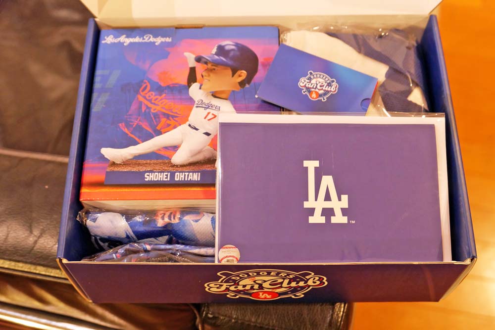 Dodgers Fan Club Box ドジャース ファンクラブ 大谷翔平 Dodgers Fan Club Box ドジャース ファンクラブ 大谷翔平
