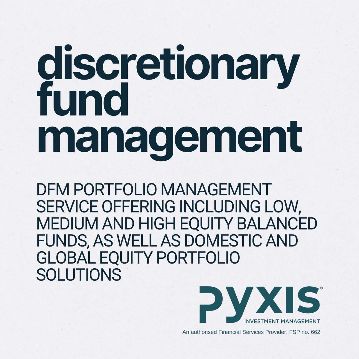 PyxisIM's tweet photo. Niche asset management company offering clients bespoke investment solutions, tailored to their needs https://t.co/R0jTaXqgi1