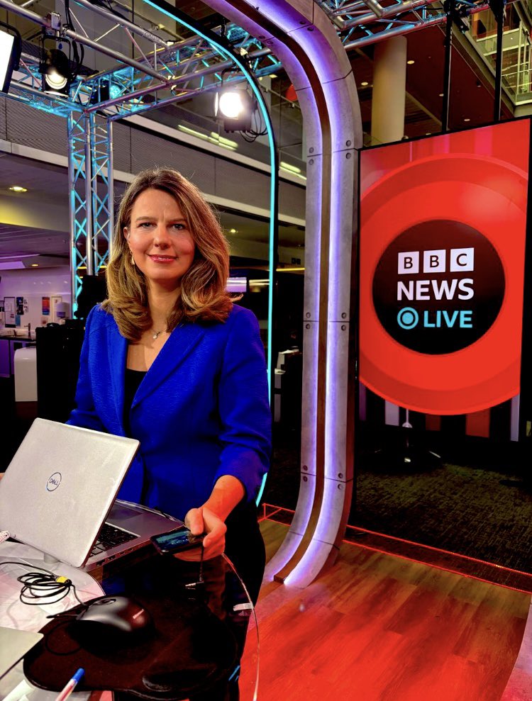 BBCHelena's tweet image. 📸 from recent rehearsals of our new streaming set in our London newsroom which launches today - official home to BBC News Live.