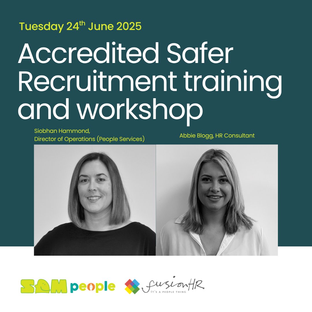 Join our team of accredited Safer Recruitment trainers for our workshop covering:

•    Real-life case studies
•    Interactive workshops
•    Expert guidance
•    Up-to-date information

Receive Safer Recruitment Consortium certification: fusionbusiness.org.uk/safer-recruitm…