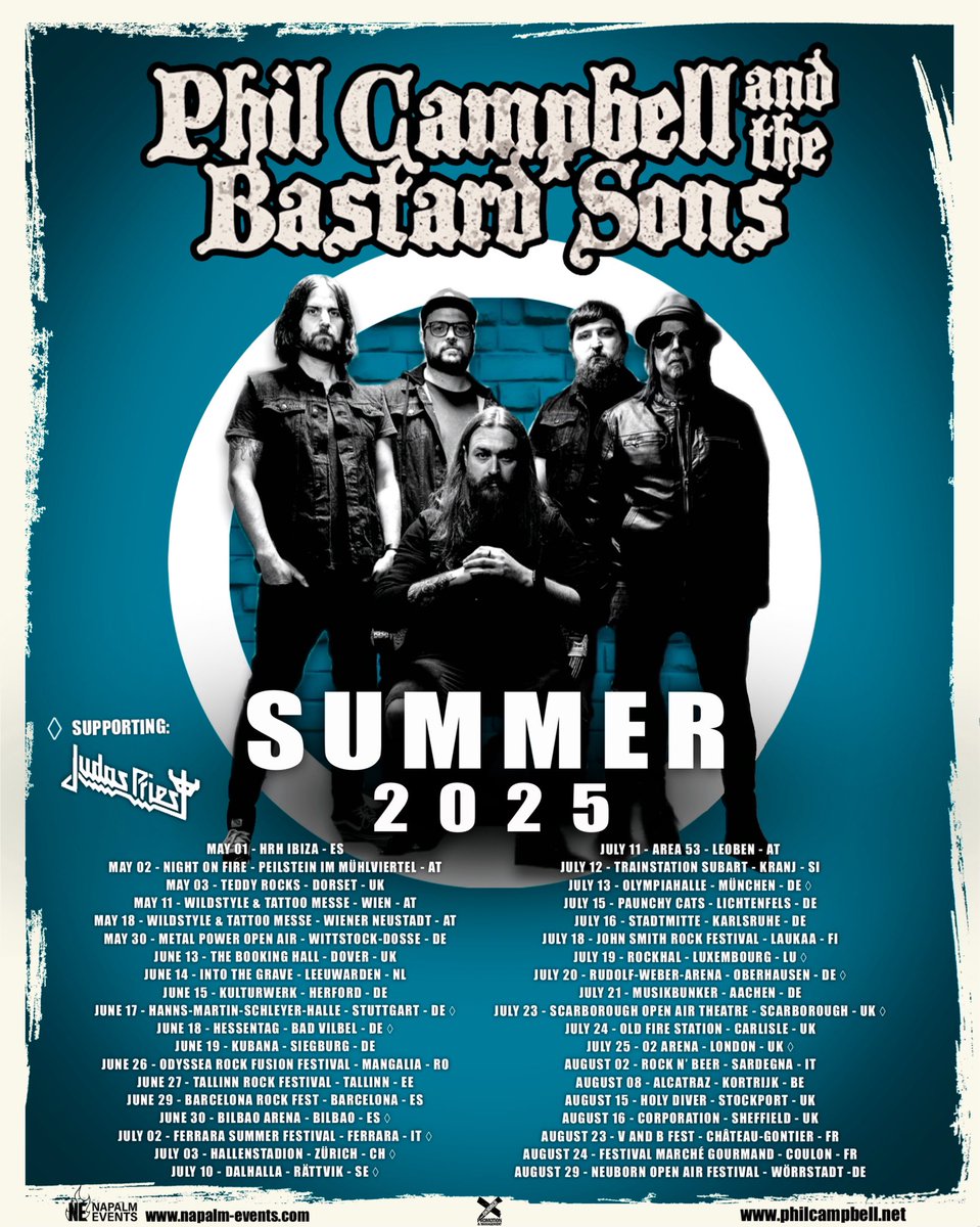 We hit the road again in 1 weeks time for the first major part of our Summer Tour!

Grab your tickets at philcampbell.net !