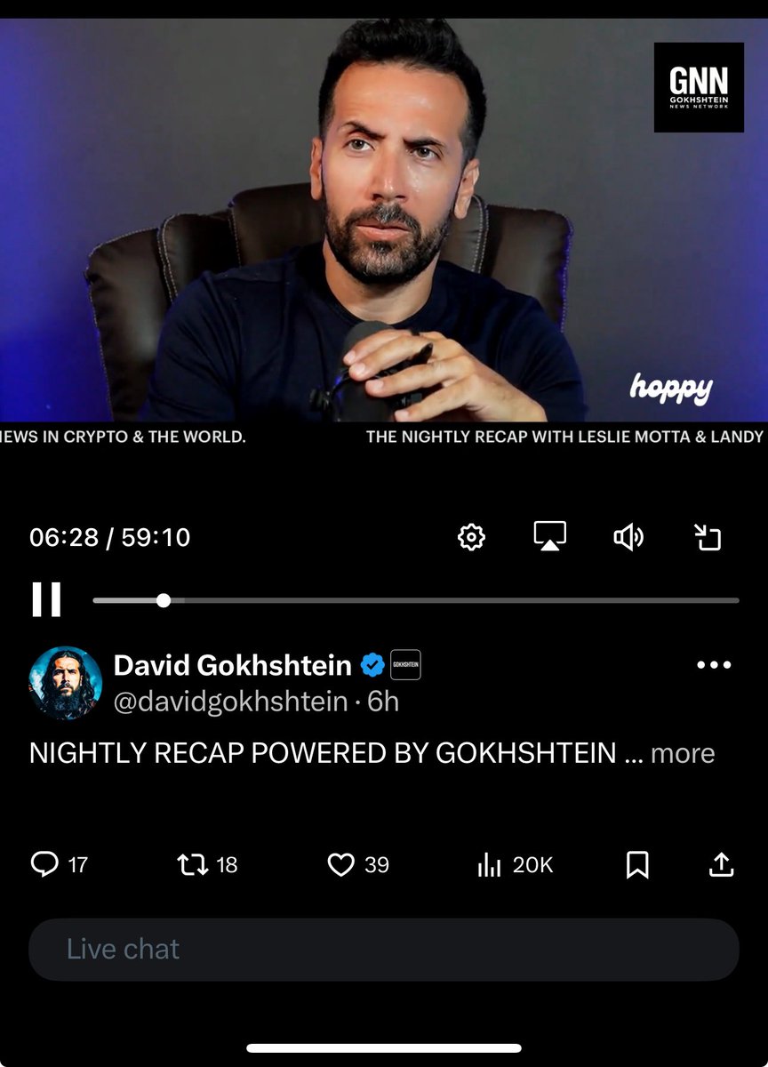 hoppy (@hoppy) on Twitter photo 🚨 BIG ANNOUNCEMENT: HOPPY x David Gokhshtein! <a href="/davidgokhshtein/">David Gokhshtein</a> 🚨
We’re beyond excited to officially announce that $HOPPY is sponsoring David Gokhshtein’s Nightly Recap Show on X throughout the entire month of June!
David is a well-known voice and most watched in crypto media 🚨 BIG ANNOUNCEMENT: HOPPY x David Gokhshtein! <a href="/davidgokhshtein/">David Gokhshtein</a> 🚨
We’re beyond excited to officially announce that $HOPPY is sponsoring David Gokhshtein’s Nightly Recap Show on X throughout the entire month of June!
David is a well-known voice and most watched in crypto media