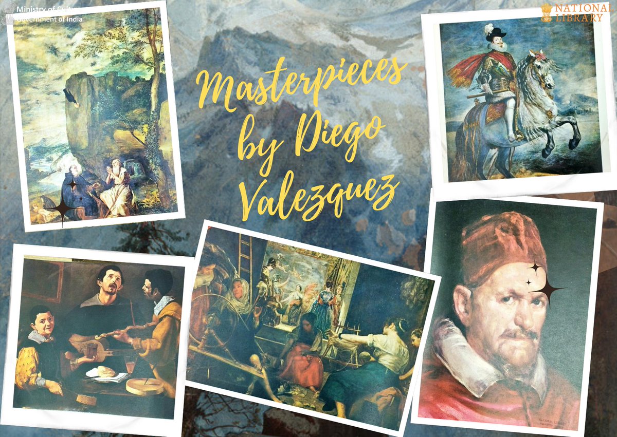 NationalLib_GoI's tweet image. On the birth anniversary of Diego Velázquez, the National Library of India presents a glimpse into the timeless masterpieces of the Spanish Baroque genius—celebrating the art, vision & legacy of one of history’s greatest painters.
Call Number - E/O 759.6 G 934 v
#LibrariesForAll
