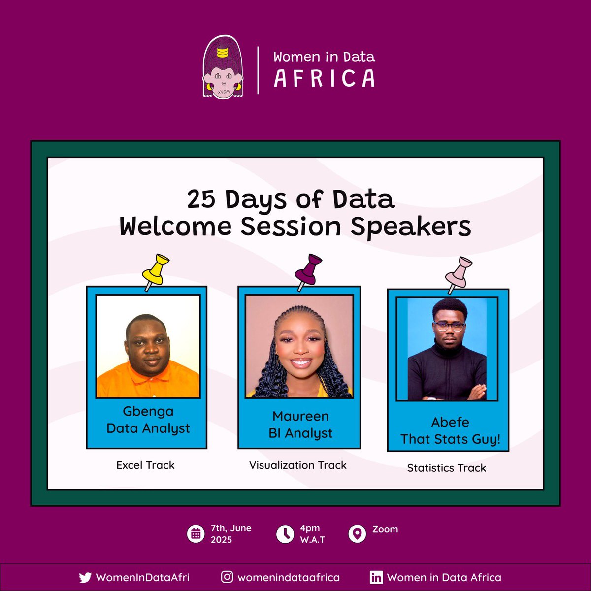 Hey Data Queens! 👸💻 

We’re leveling up our data skills in the next 25 days! 🔥 At our next session, expert mentors will break down each skill for YOU! 🤭

Based on your interests, of course! 😉