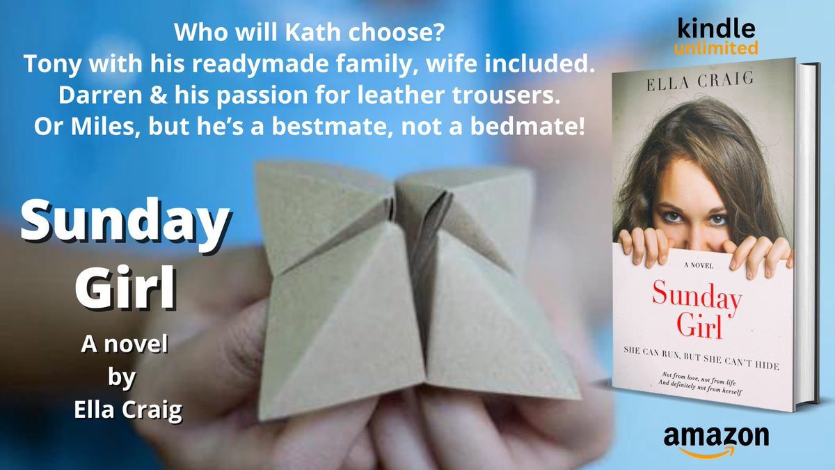 𝗦𝘂𝗻𝗱𝗮𝘆 𝗚𝗶𝗿𝗹 𝗯𝘆 𝗘𝗹𝗹𝗮 𝗖𝗿𝗮𝗶𝗴
She can run, but she can’t hide.

So many men, so little time!

🇺🇸amazon.com/dp/B07PRJ7HRK
🇬🇧amazon.co.uk/dp/B07PRJ7HRK

#BritLit #RomCom #1980s #KU #MustRead #BookBoost