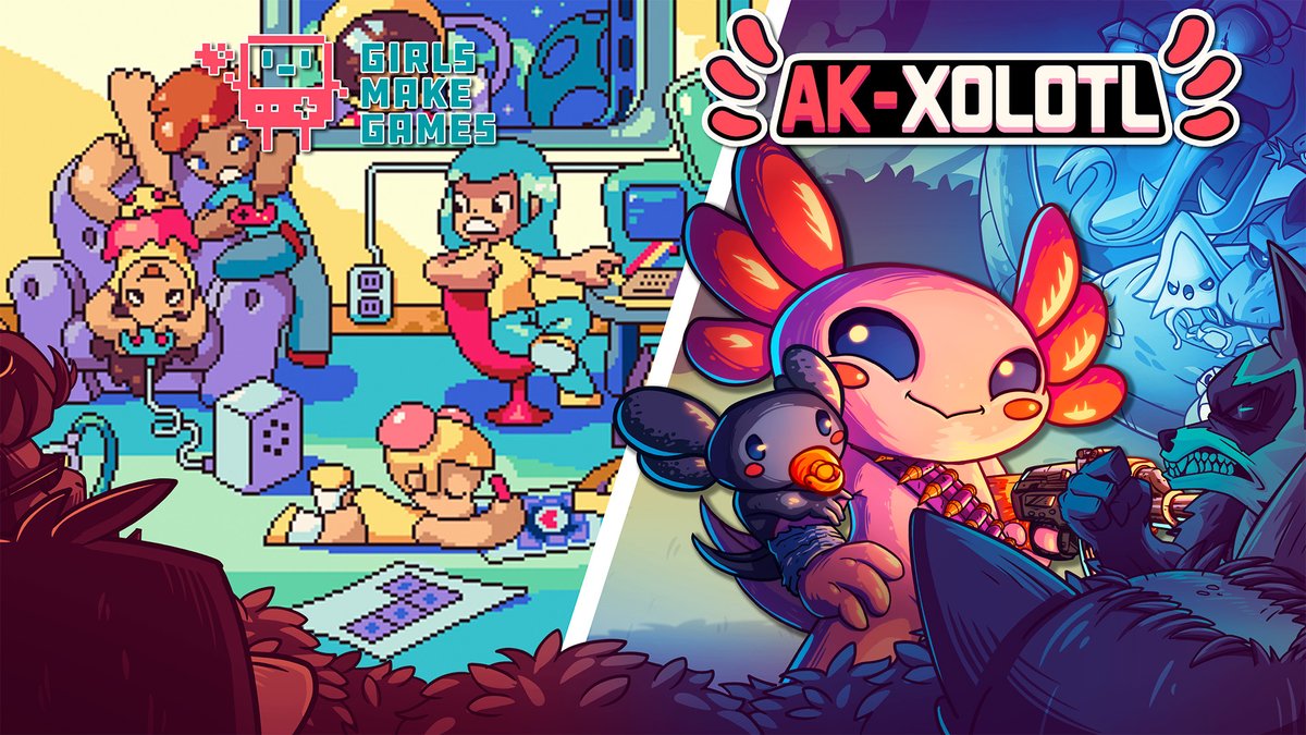 Today, we give a special shout out to our friends at <a href="/GirlsMakeGames/">Girls Make Games</a> 📢

Their passion for teaching and inspiring thousands of girls to be part of the gaming industry is one to take pride on❤️‍🔥

Thanks to them, <a href="/akxolotl_game/">AK-xolotl</a> is living its best life on Mobile! Go show some love!