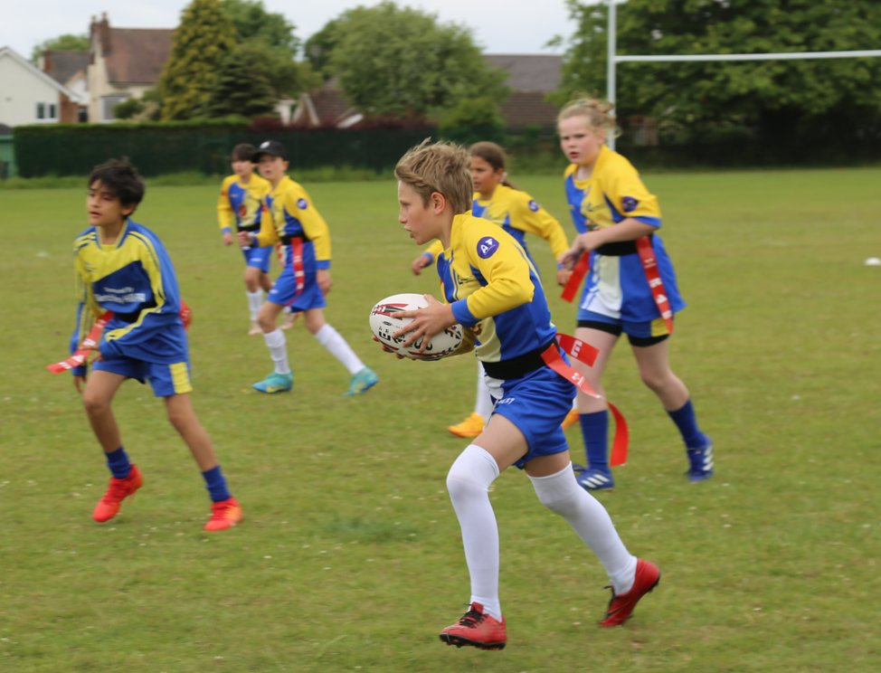 Some superb action shots from this week's tag rugby competition! The day even culminated in a Sketchley v Sketchley finale!