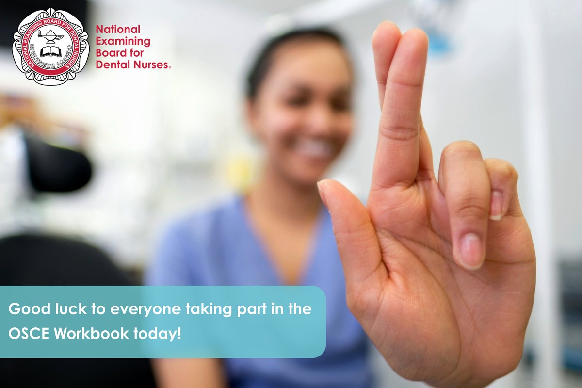 Good luck to Learners sitting their OSCE workbook today! Please bear in mind the OSCE exam period is 6-22 June and professionalism must be continued during this period as the exam is confidential.