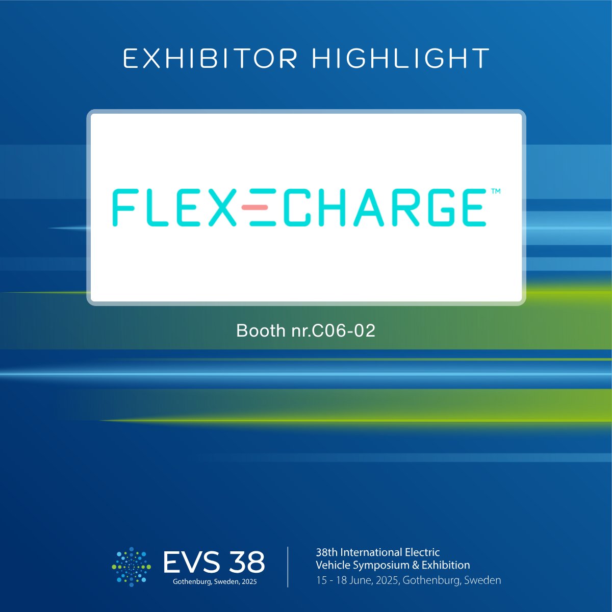 EVS_Europe's tweet photo. We're excited to welcome FLEXECHARGE, the Danish-German innovator at the forefront of intelligent EV charging infrastructure, to EVS38 in Gothenburg!

Read more here: https://t.co/5eXdTU1ZII 

See you at EVS38! 🌍🚗⚡ https://t.co/YuErAtqNDf