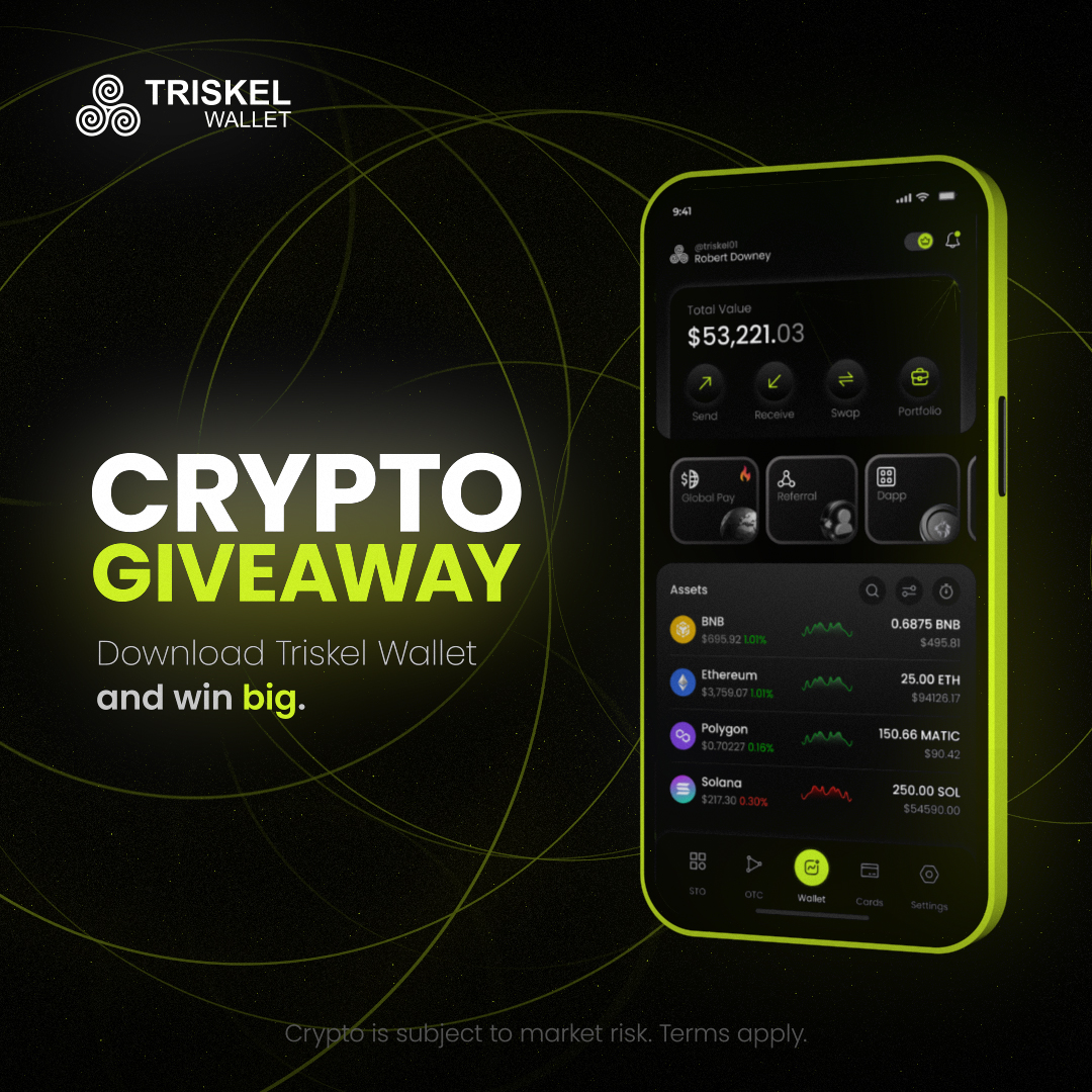 🚨Reminder: Triskel Wallet Giveaway is still on!

Download the Triskel Wallet app, drop your USDT (Polygon) wallet address in the comments + attach ss as proof.

50 random lucky winners will receive USDT directly in their wallets.

🔗bit.ly/TriskelContest